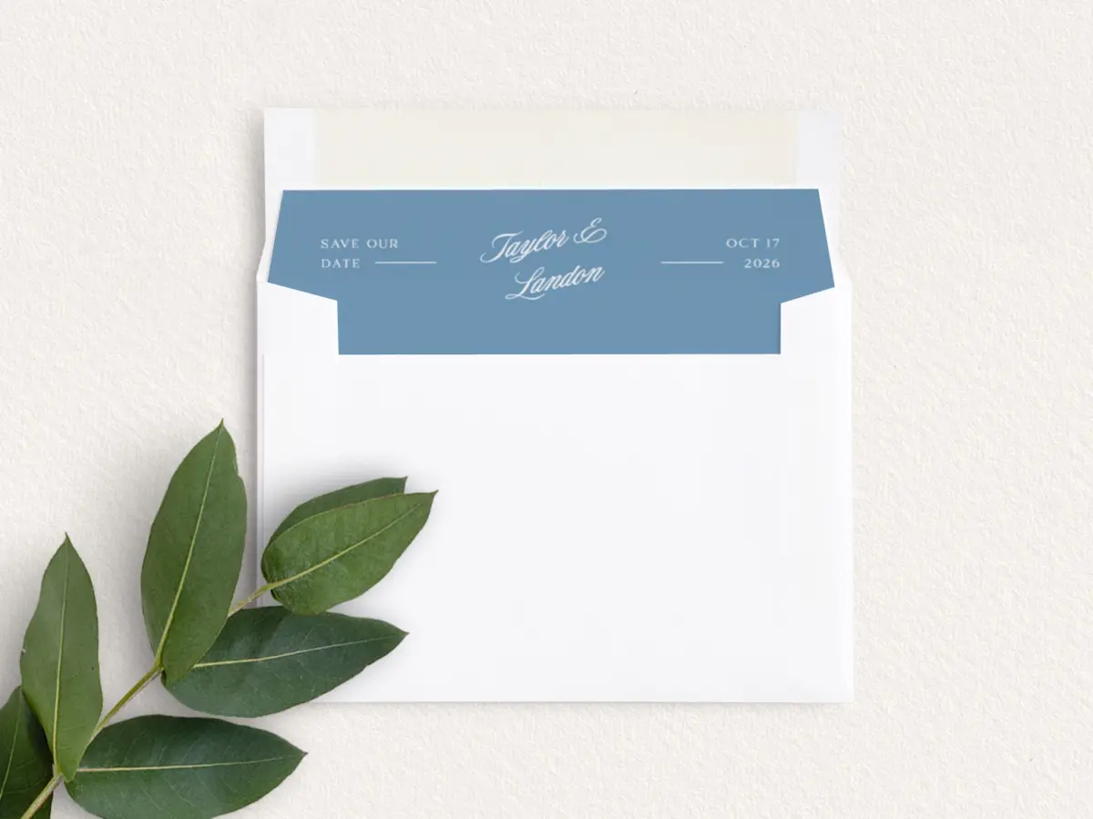 Envelope Liner inside Envelope