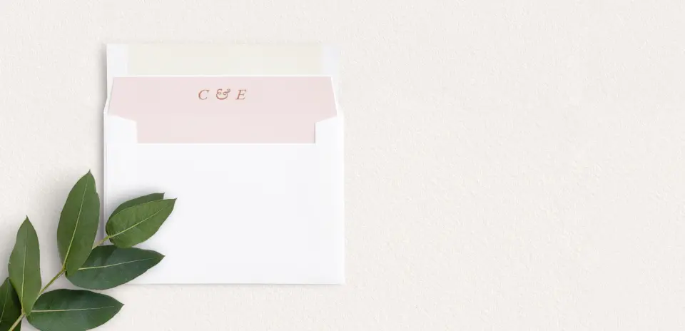 Envelope Liner inside Envelope