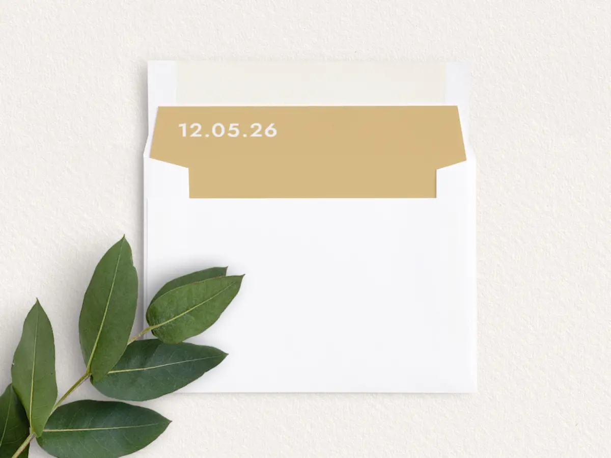 Envelope Liner inside Envelope