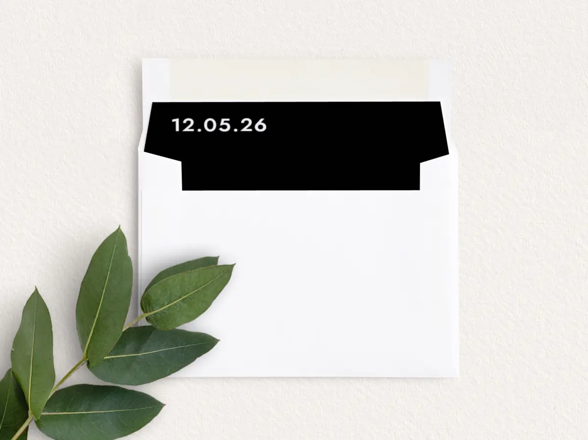 Envelope Liner inside Envelope