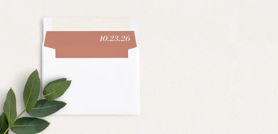 Envelope Liner inside Envelope
