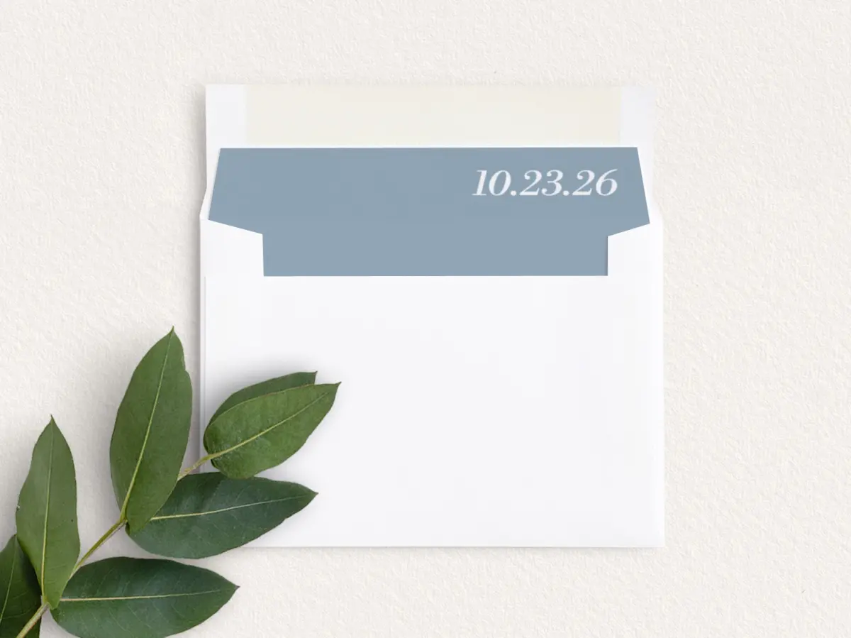 Envelope Liner inside Envelope