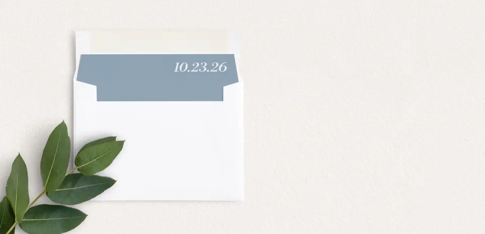 Envelope Liner inside Envelope