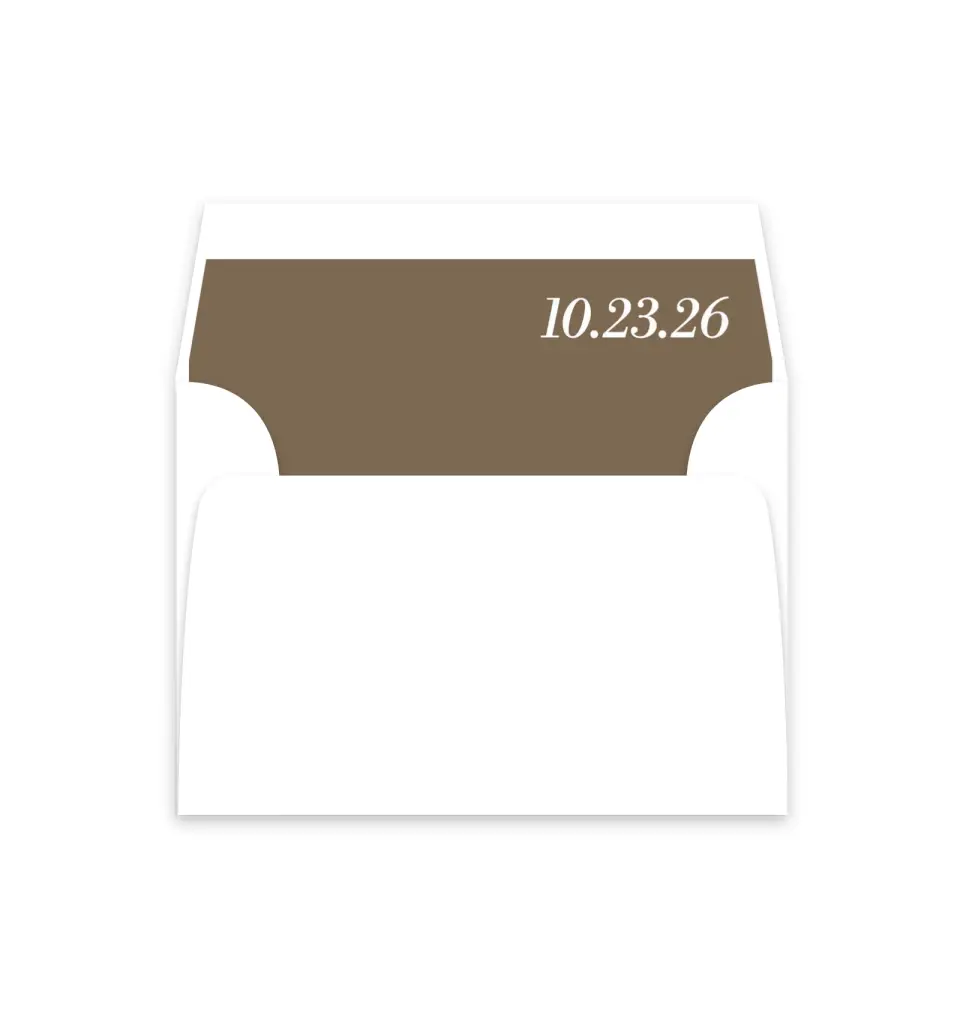 This is a  4⅞" x 4.563" Envelope Liners (ELM) called All I Need printed in full color