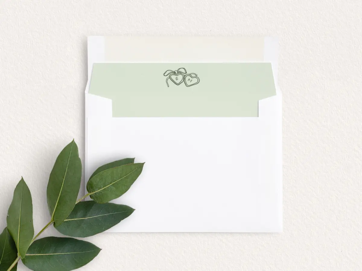 Envelope Liner inside Envelope