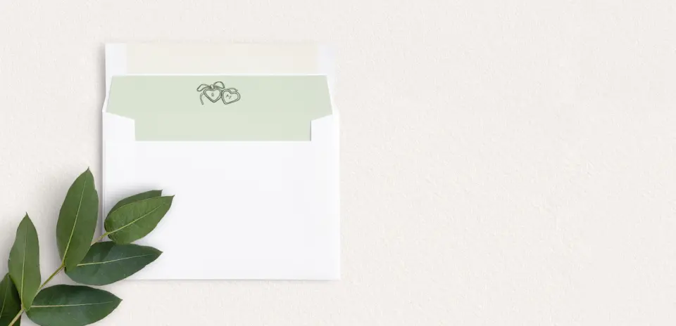 Envelope Liner inside Envelope