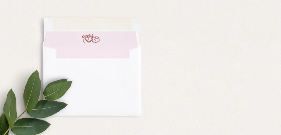 Envelope Liner inside Envelope