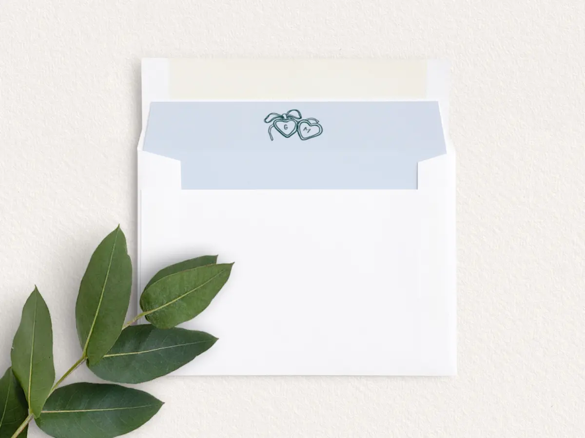 Envelope Liner inside Envelope