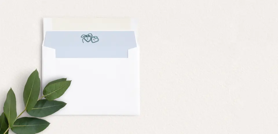 Envelope Liner inside Envelope
