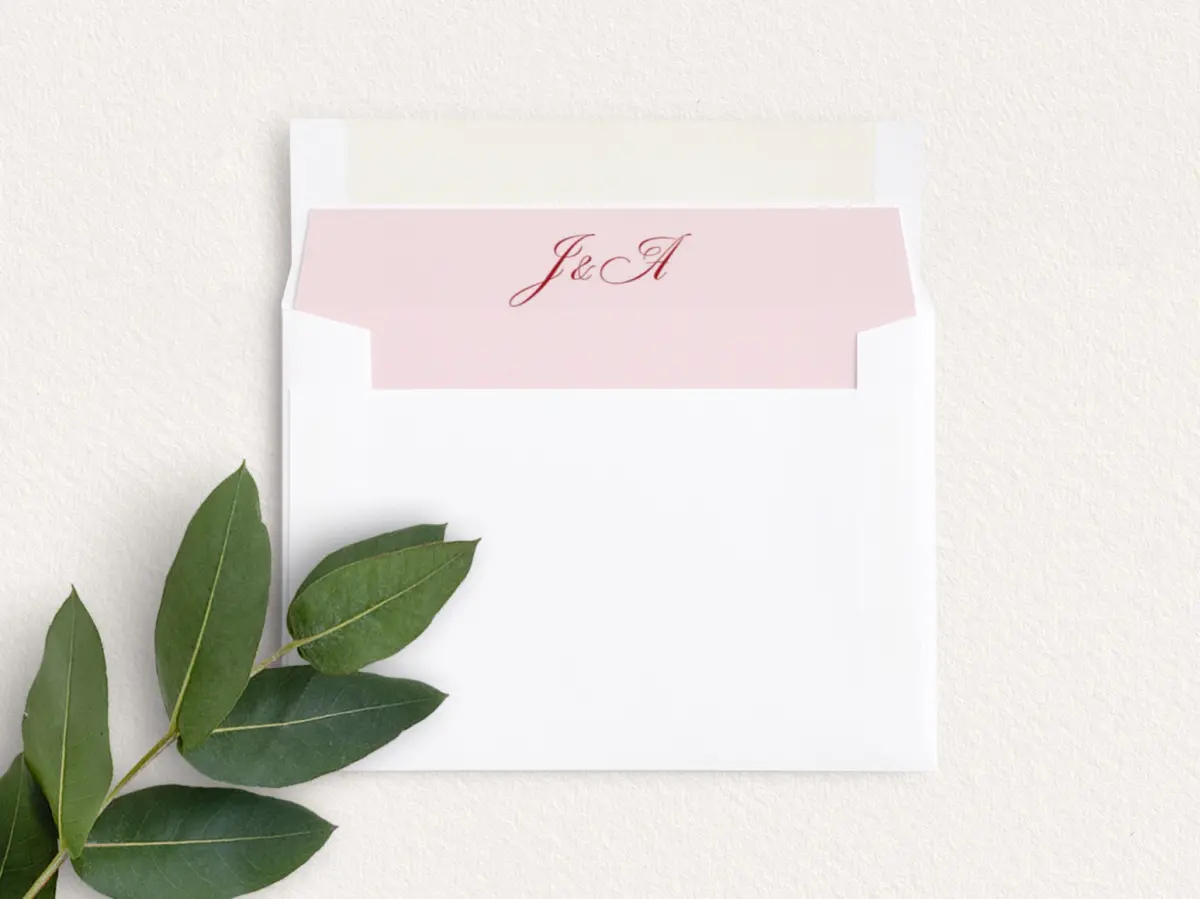 Envelope Liner inside Envelope