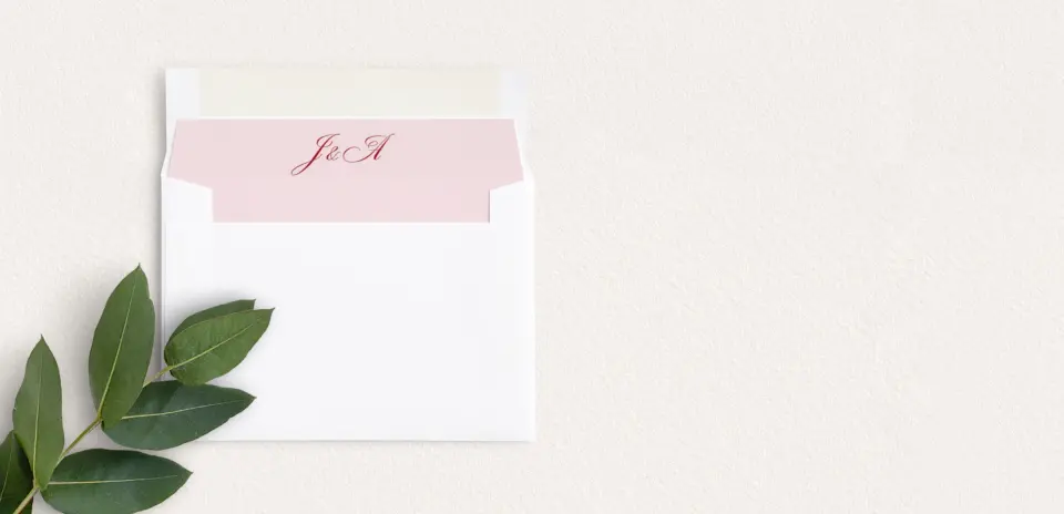 Envelope Liner inside Envelope