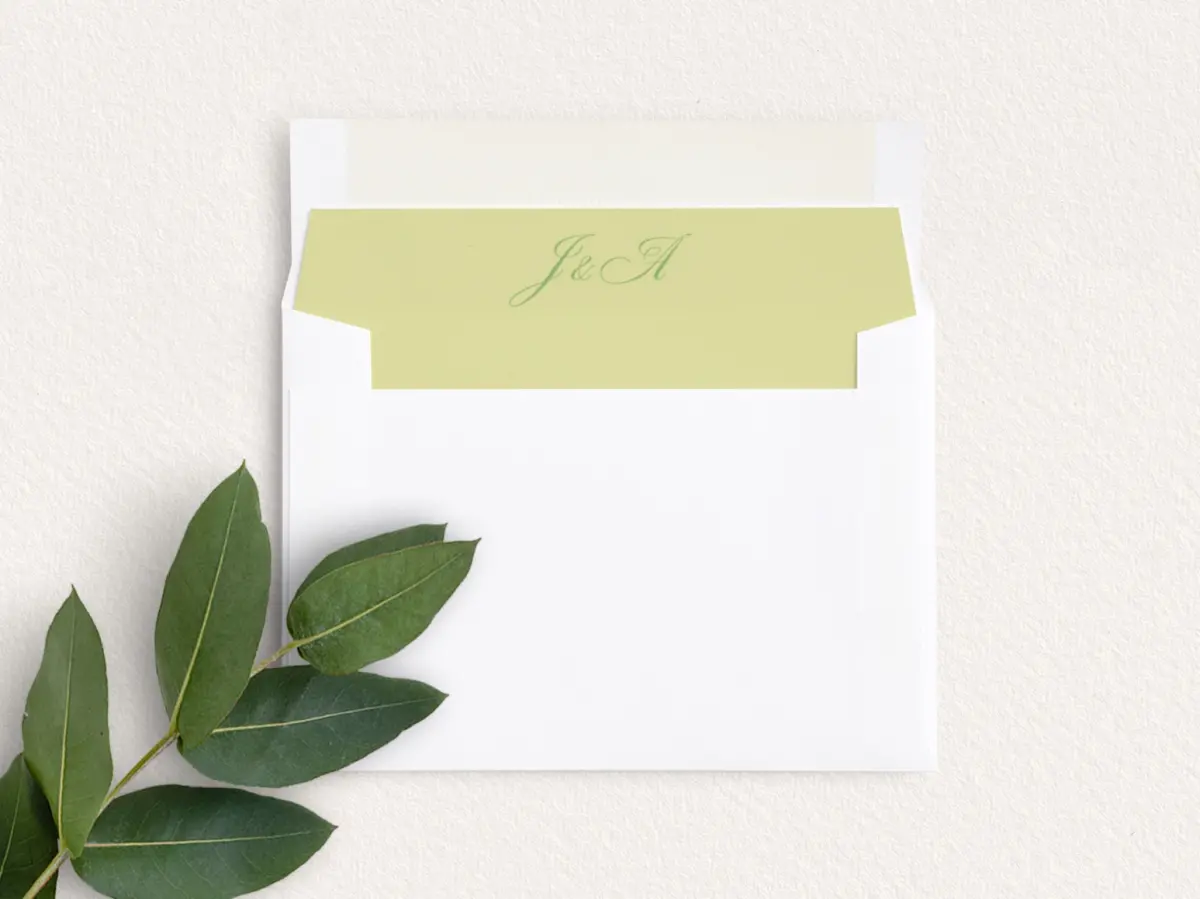 Envelope Liner inside Envelope