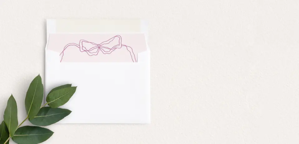 Envelope Liner inside Envelope