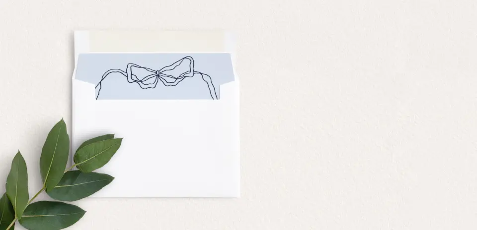 Envelope Liner inside Envelope