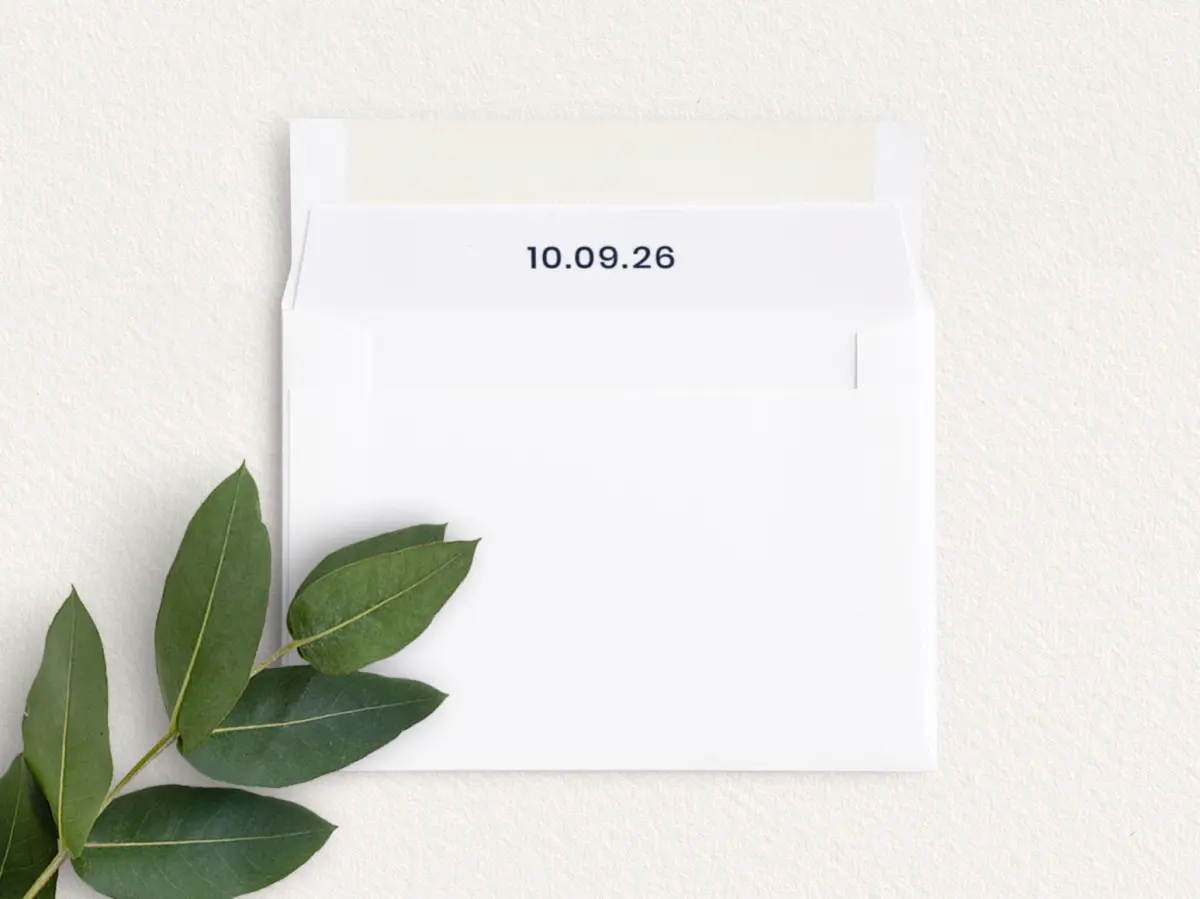 Envelope Liner inside Envelope