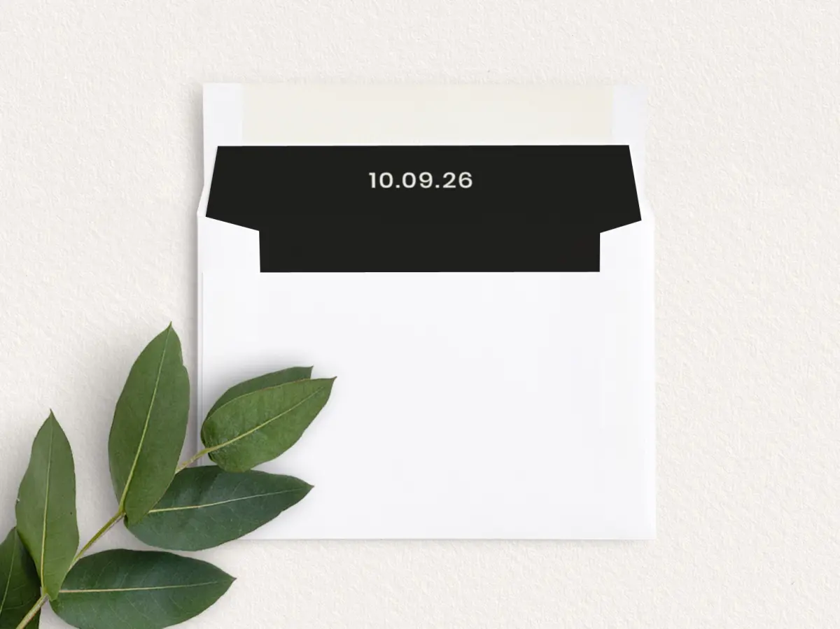 Envelope Liner inside Envelope