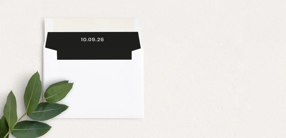 Envelope Liner inside Envelope