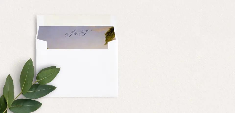 Envelope Liner inside Envelope