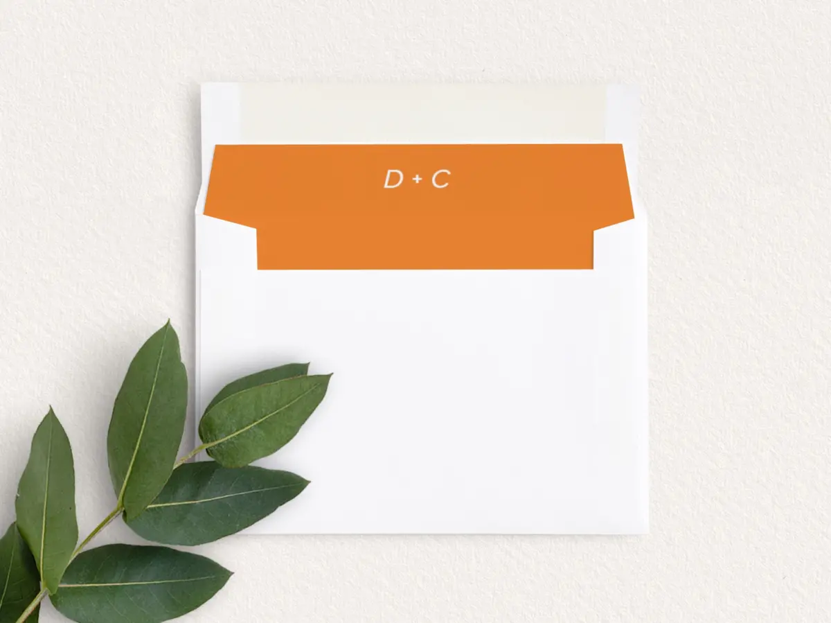Envelope Liner inside Envelope