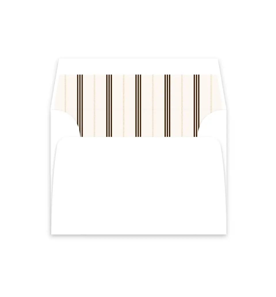 This is a  4⅞" x 4.563" Envelope Liners (ELM) called Lovely Bliss printed in full color