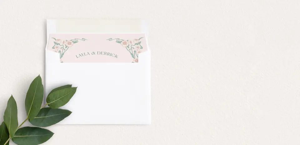 Envelope Liner inside Envelope