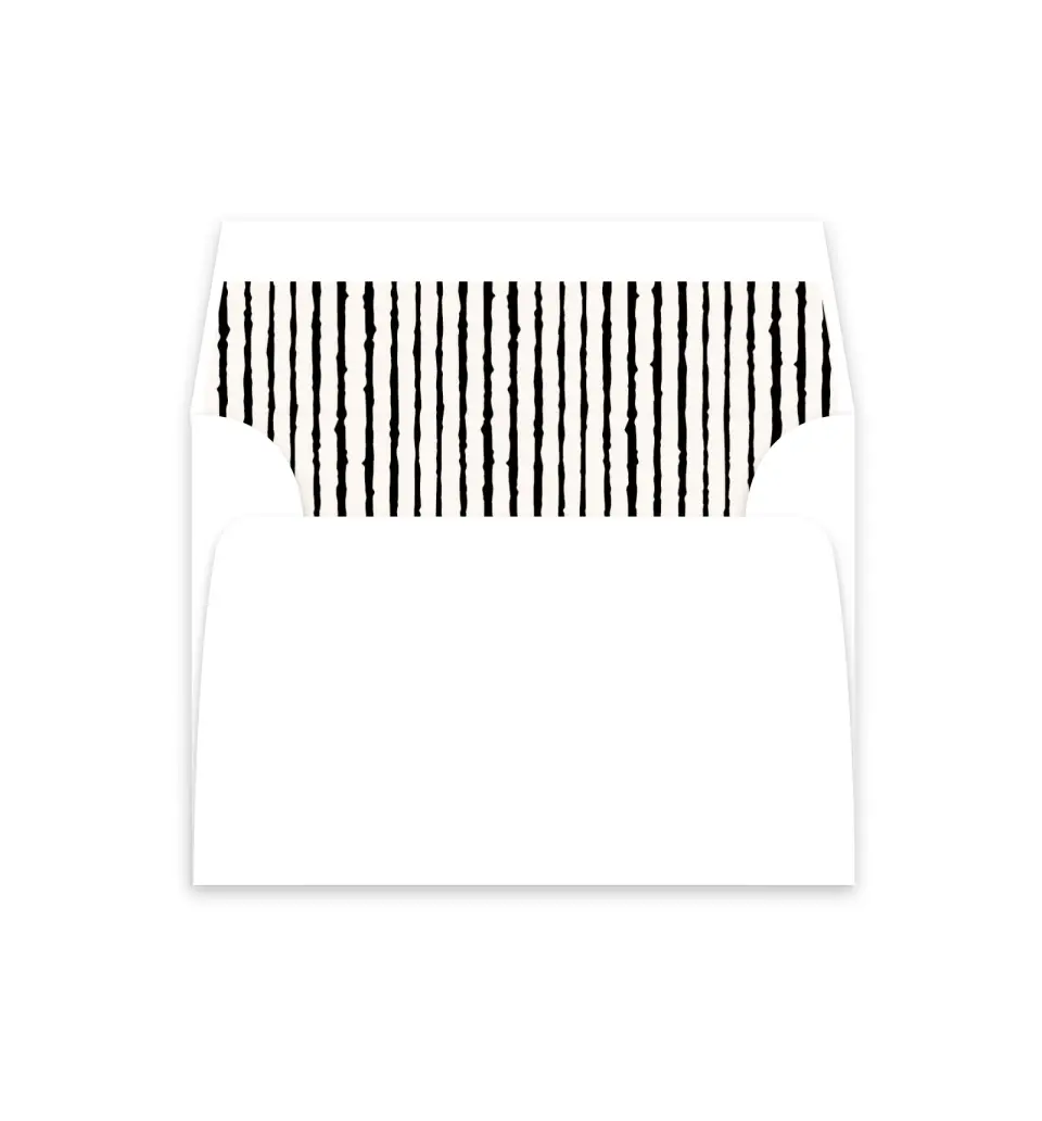 This is a  4⅞" x 4.563" Envelope Liners (ELM) called Inked Grad printed in full color