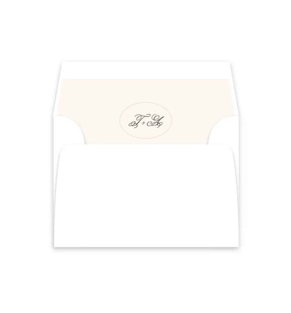 This is a  4⅞" x 4.563" Envelope Liners (ELM) called Vintage Paper printed in full color