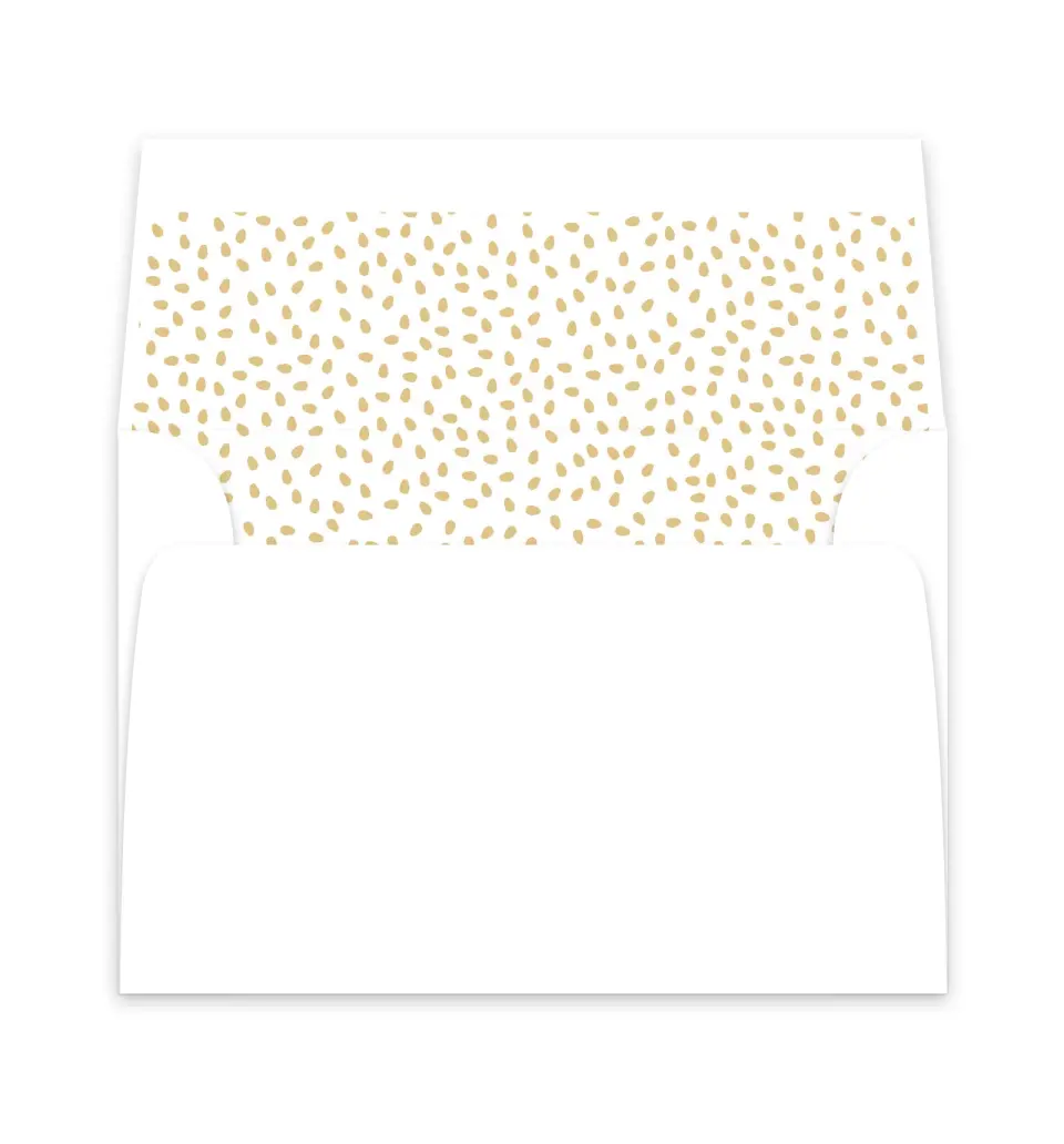 This is a  6" x 5.812" Envelope Liners (ELP) called Gilded Laurels printed in full color
