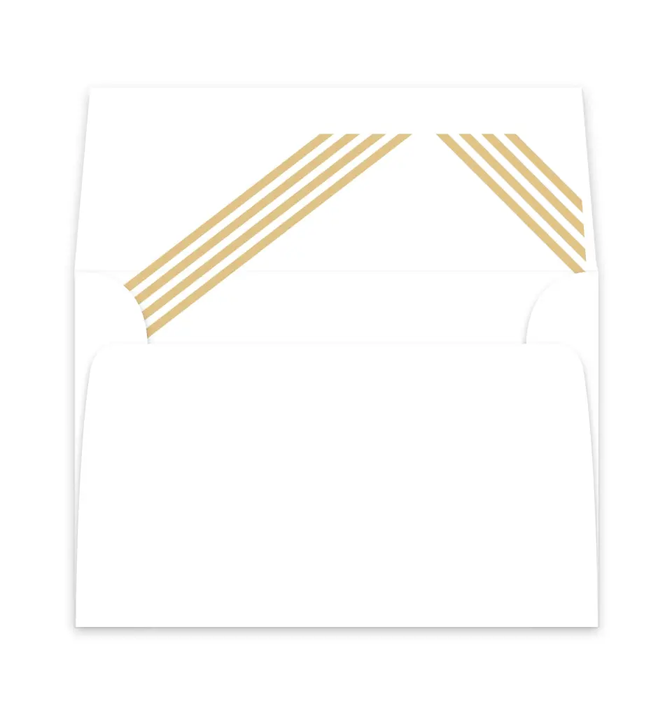 This is a  6" x 5.812" Envelope Liners (ELP) called Forever Gilded printed in full color