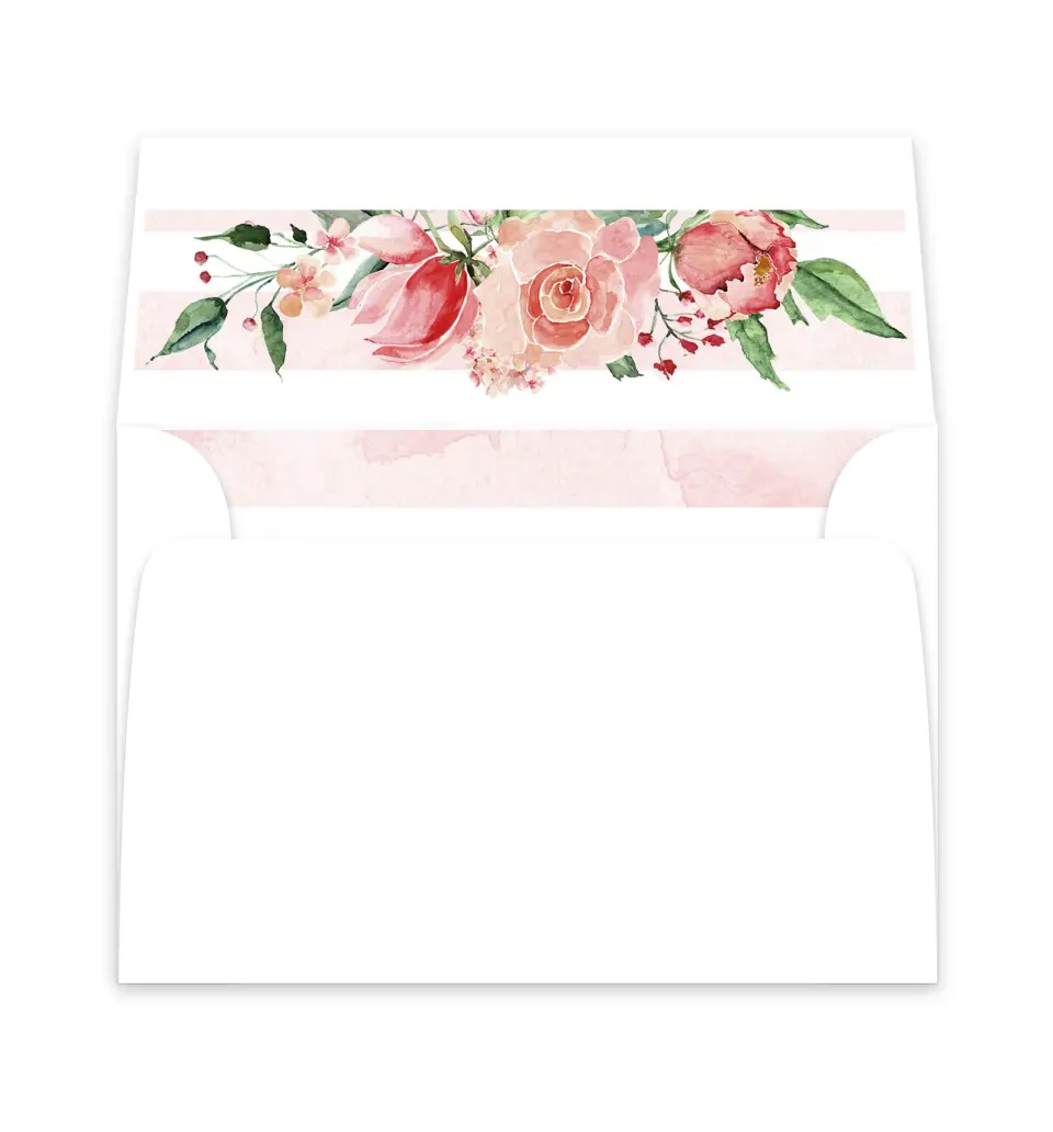 This is a  6" x 5.812" Envelope Liners (ELP) called Enchanted Crown printed in full color