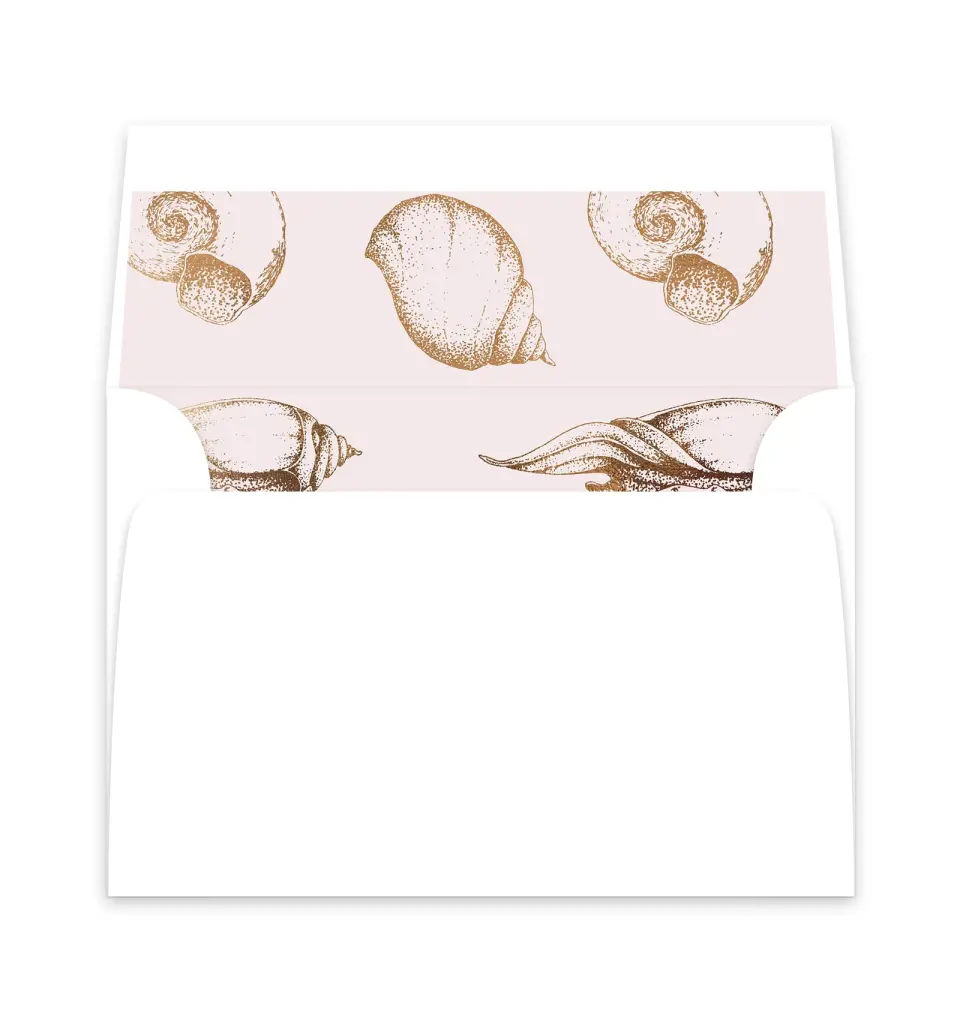 This is a  6" x 5.812" Envelope Liners (ELP) called On the Reef printed in full color