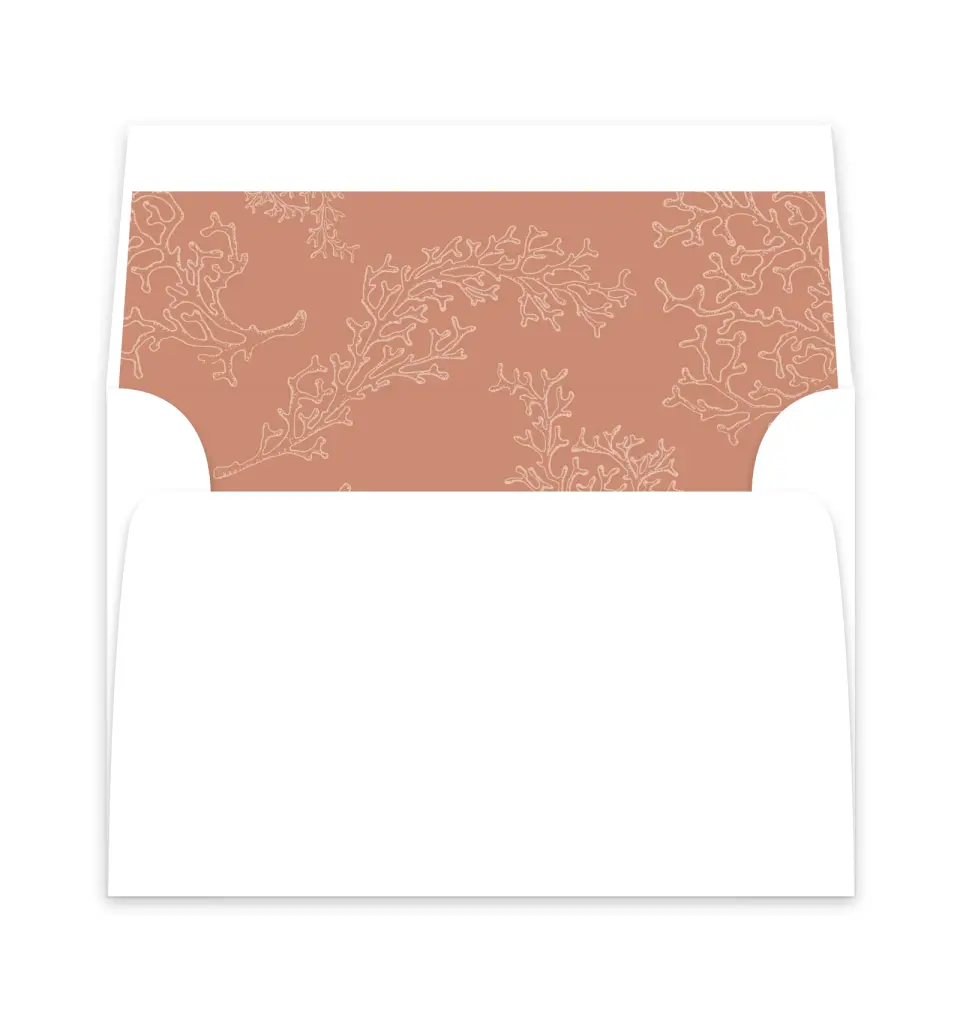 This is a  6" x 5.812" Envelope Liners (ELP) called Tropical Heaven printed in full color