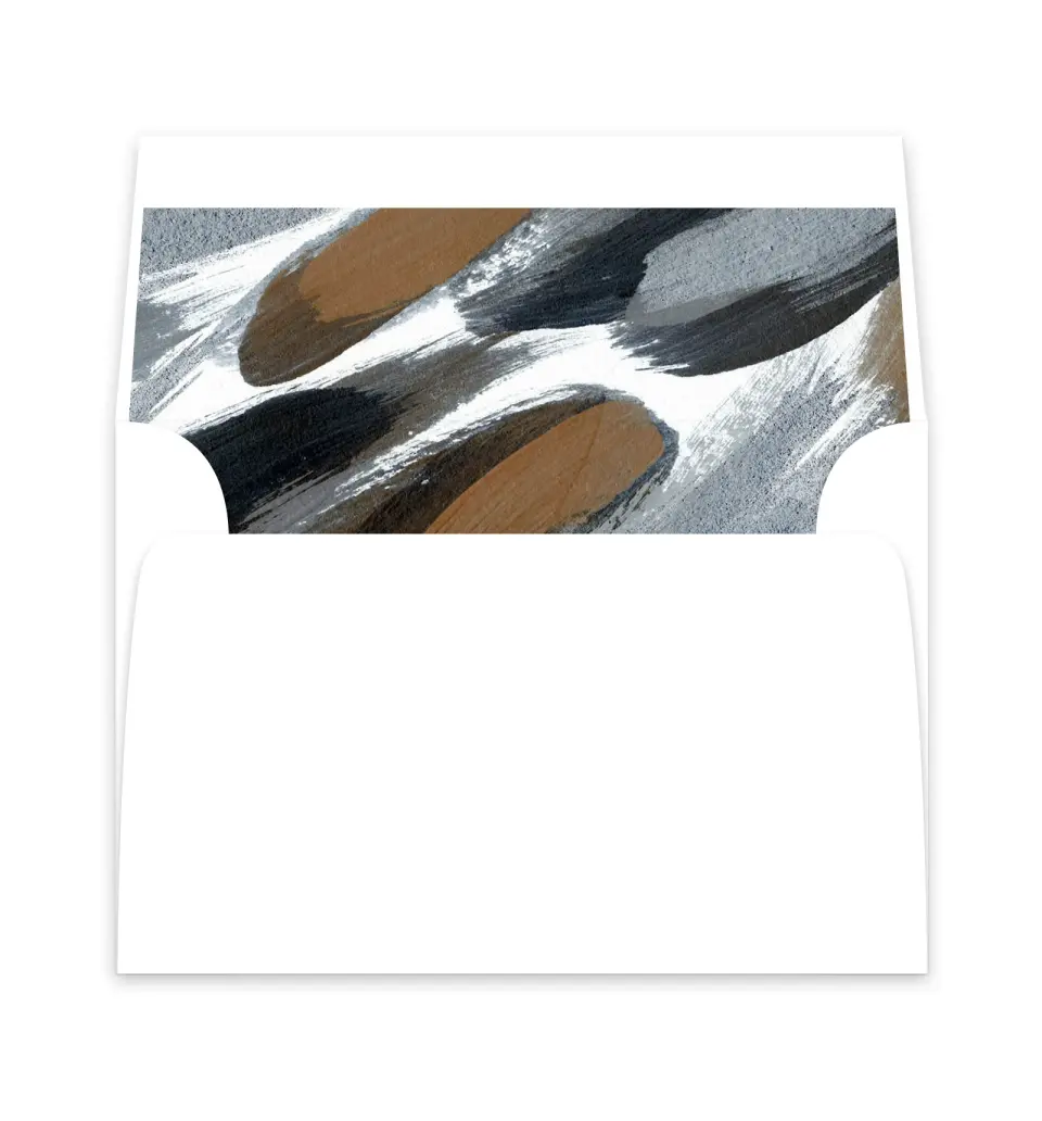 This is a  6" x 5.812" Envelope Liners (ELP) called Moody Swashes printed in full color