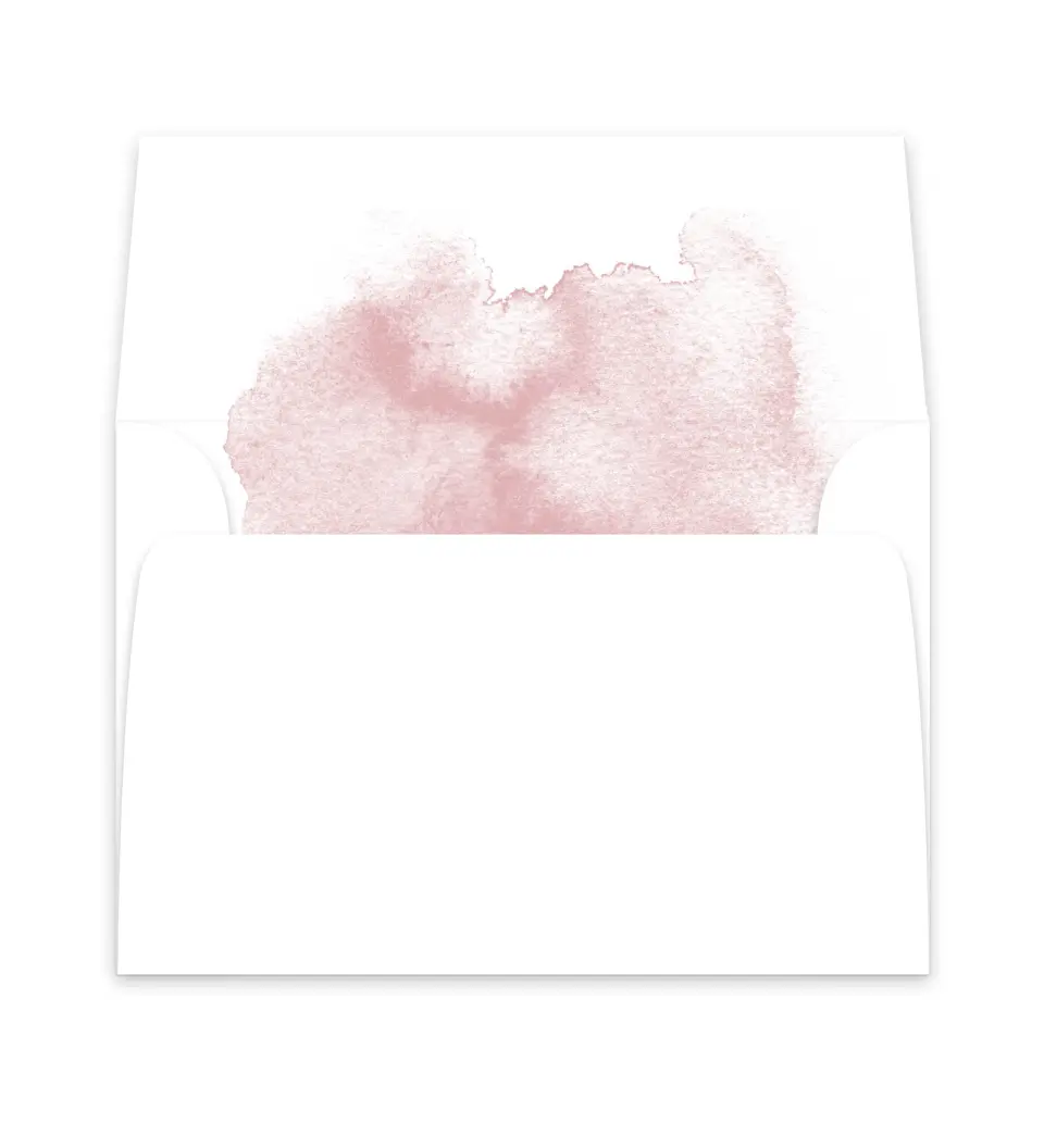 This is a  6" x 5.812" Envelope Liners (ELP) called Watercolor Rapture printed in full color