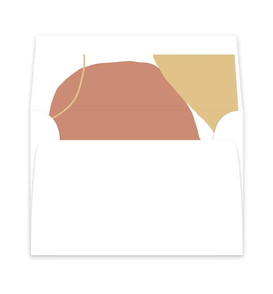 This is a  6" x 5.812" Envelope Liners (ELP) called Contemporary Bubbles printed in full color