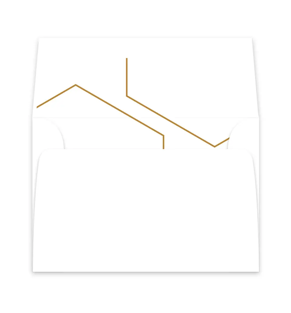This is a  6" x 5.812" Envelope Liners (ELP) called Love's Ribbon printed in full color