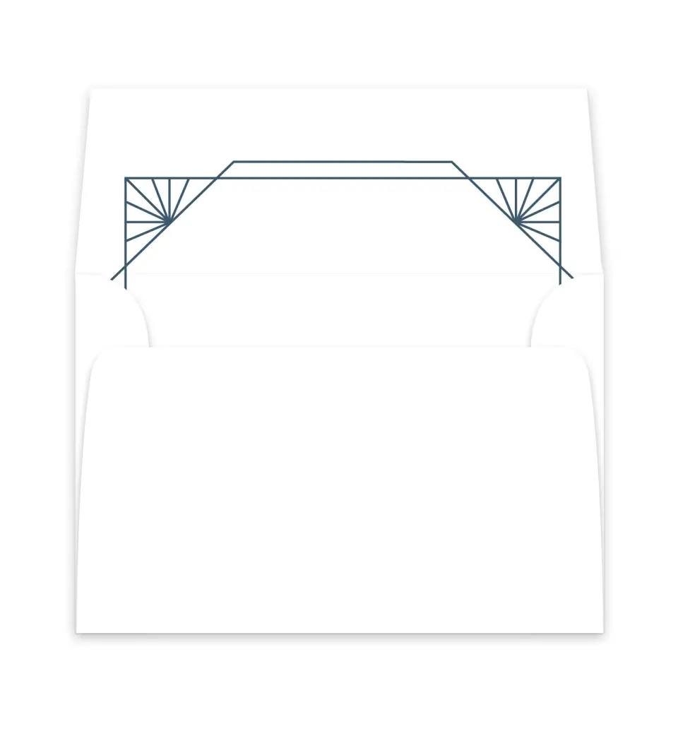 This is a  6" x 5.812" Envelope Liners (ELP) called Mod Deco printed in full color