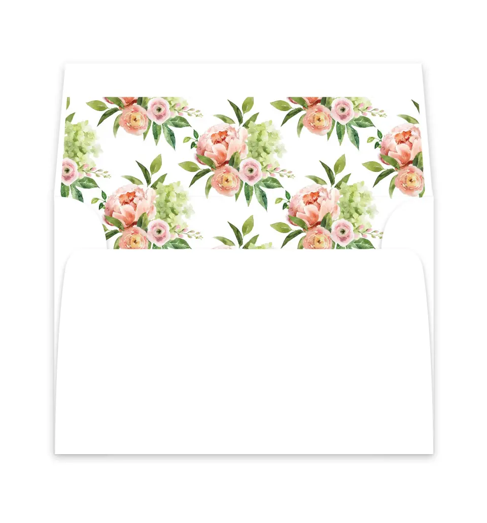 This is a  6" x 5.812" Envelope Liners (ELP) called Elegant Unity printed in full color