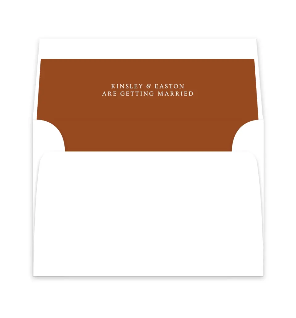 This is a  6" x 5.812" Envelope Liners (ELP) called Cornerstone of Love printed in full color