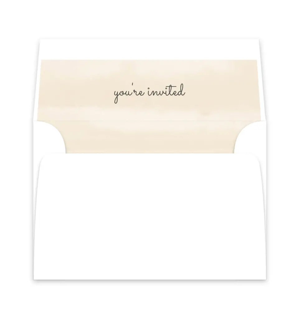 This is a  6" x 5.812" Envelope Liners (ELP) called Serene Flora printed in full color