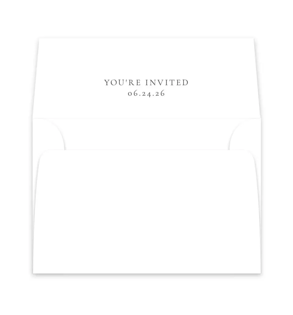 This is a  6" x 5.812" Envelope Liners (ELP) called Distinct Lines printed in full color
