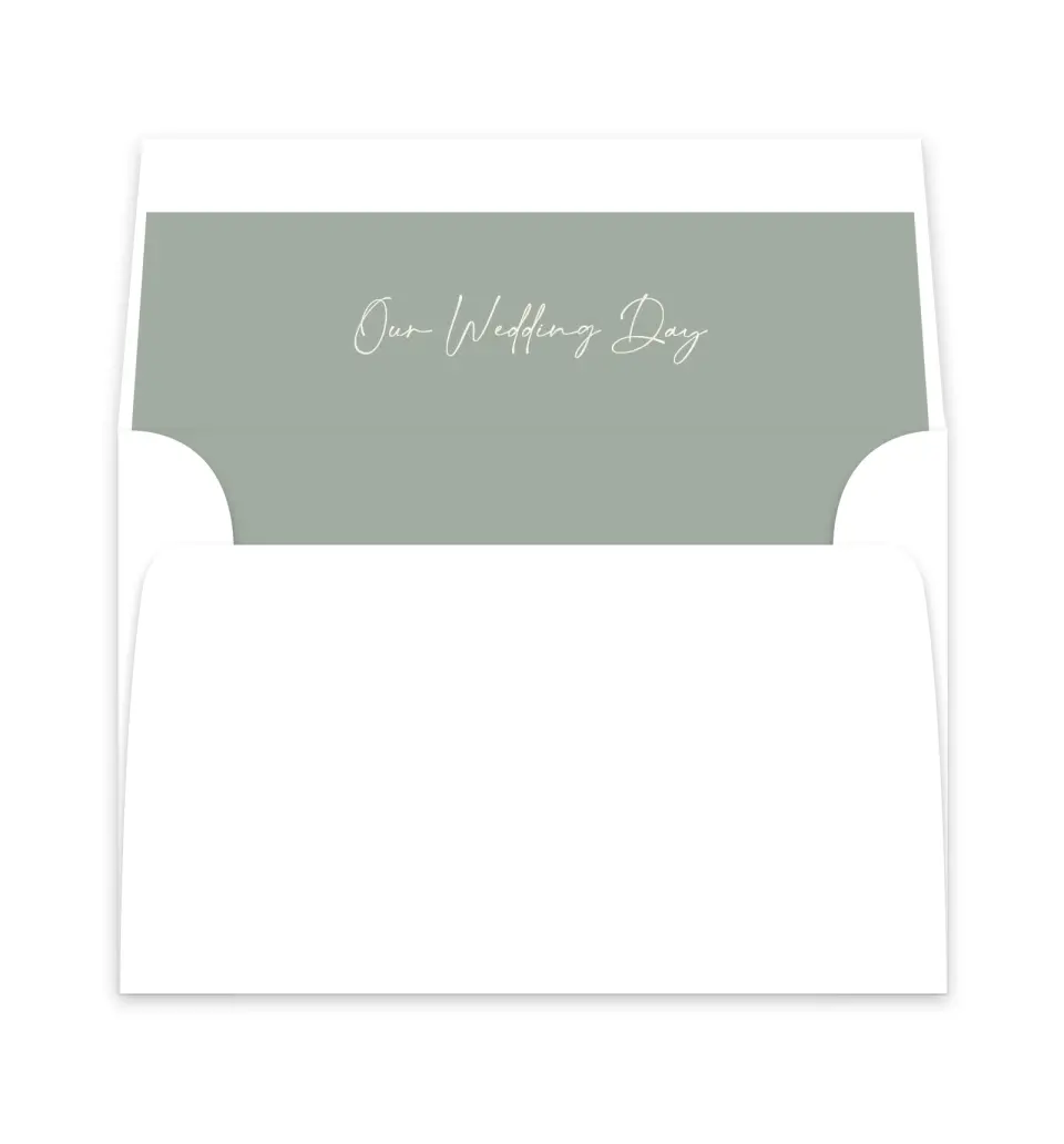 This is a  6" x 5.812" Envelope Liners (ELP) called Elegant Lines printed in full color