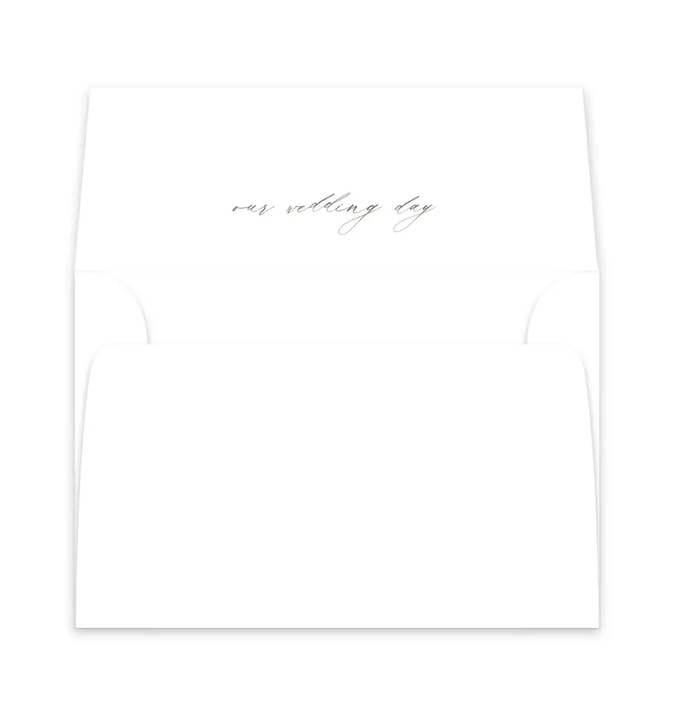 This is a  6" x 5.812" Envelope Liners (ELP) called Flourishing Frame printed in full color