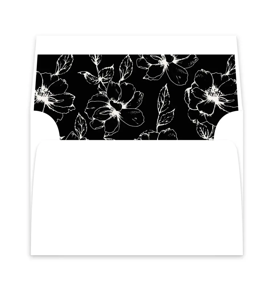 This is a  6" x 5.812" Envelope Liners (ELP) called The Christina printed in full color