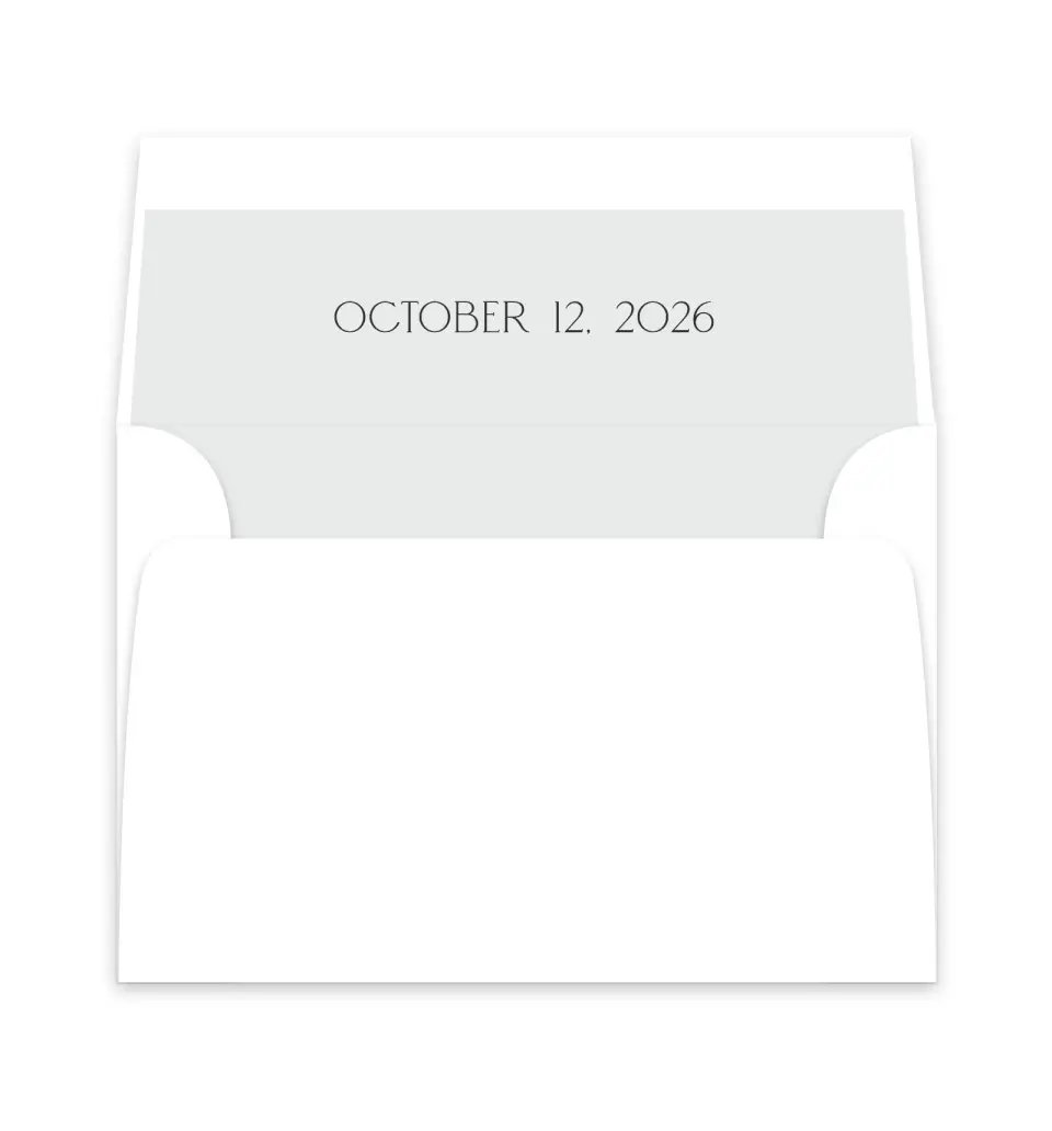 This is a  6" x 5.812" Envelope Liners (ELP) called The Caroline printed in full color