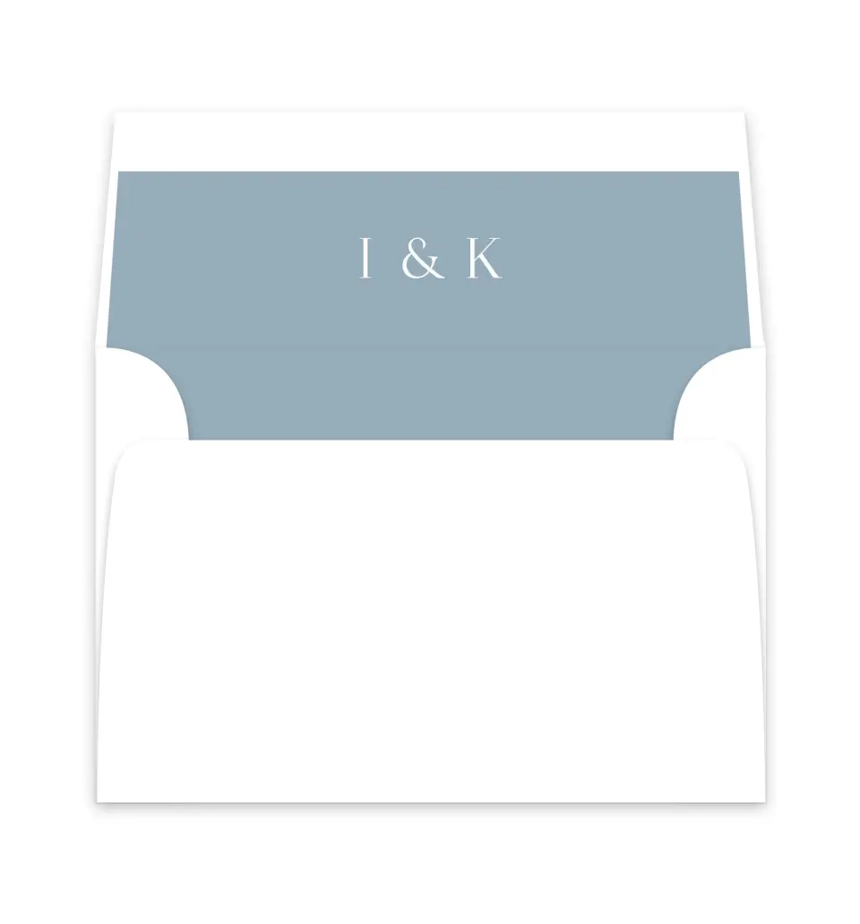 This is a  6" x 5.812" Envelope Liners (ELP) called The Isabella printed in full color