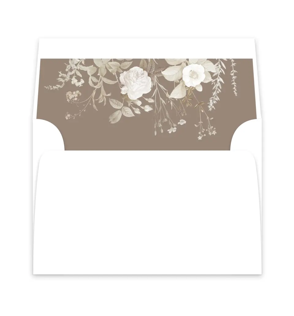 This is a  6" x 5.812" Envelope Liners (ELP) called The Everly printed in full color