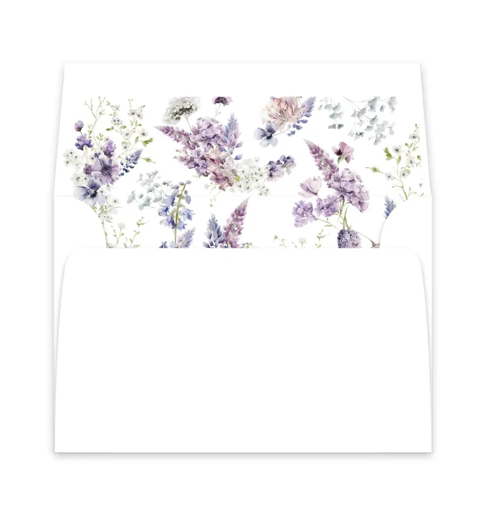This is a  6" x 5.812" Envelope Liners (ELP) called Euphoric Frame printed in full color