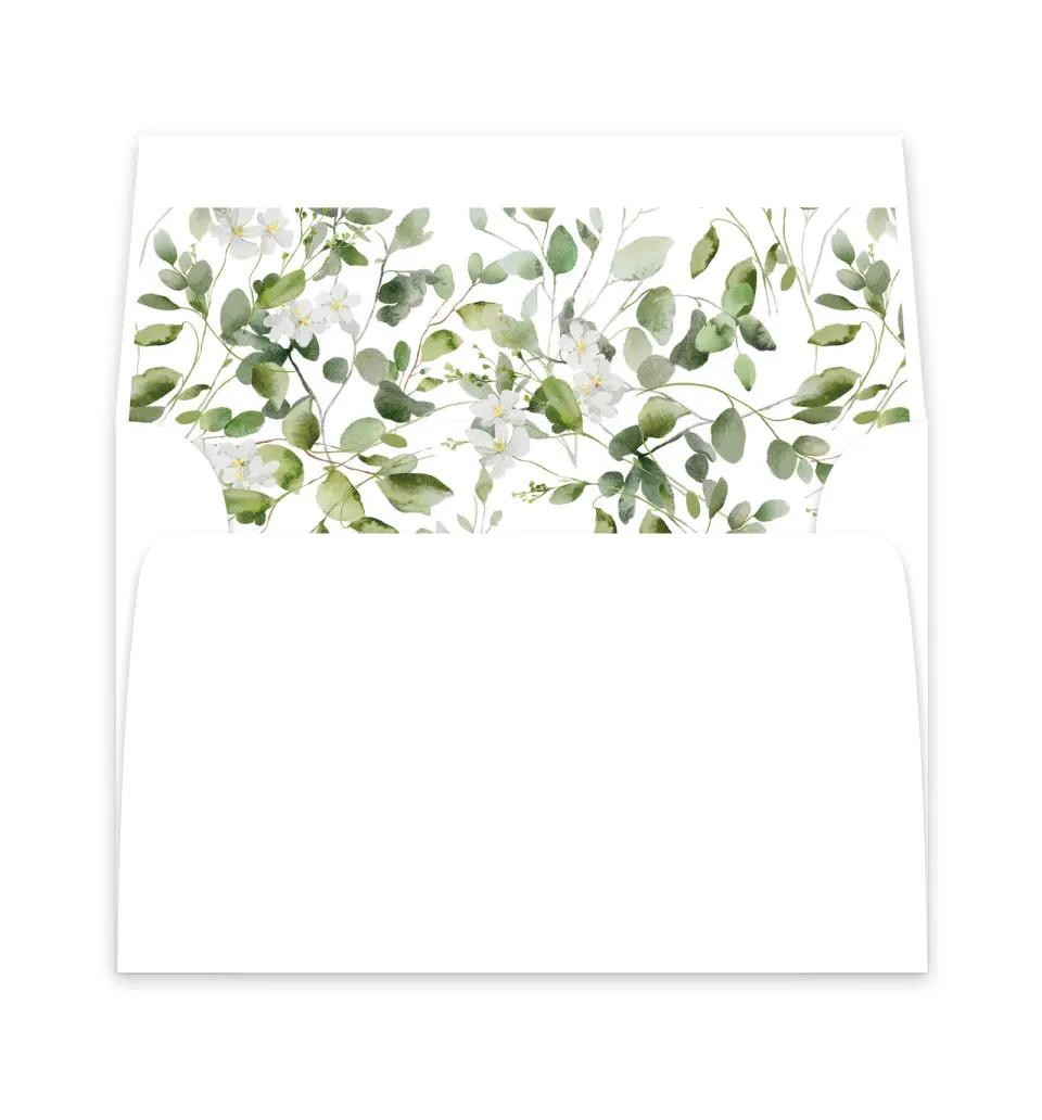This is a  6" x 5.812" Envelope Liners (ELP) called The Zoey printed in full color