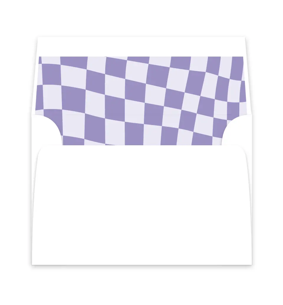 This is a  6" x 5.812" Envelope Liners (ELP) called The Karly printed in full color